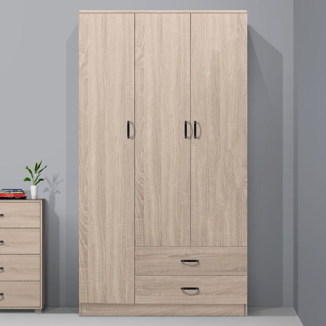 FG 3 DOOR WARDROBE + 2 DRAWER