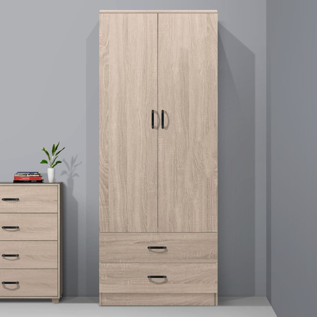 FG 2 DOOR WARDROBE + 2 DRAWER