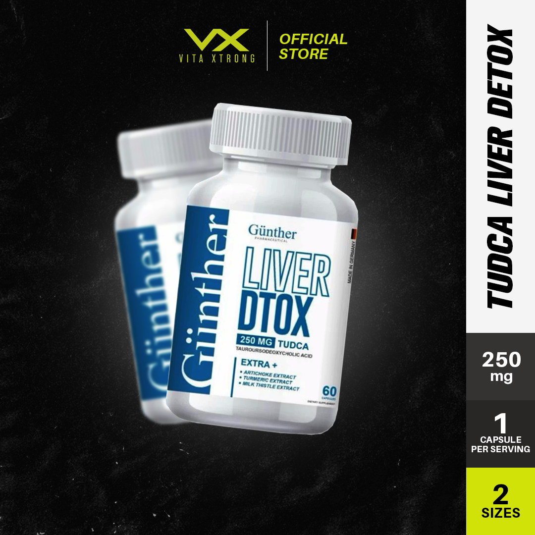 Gunther Tudca Liver Detox (60 Capsules) | Liver Health Support, Fatty Liver, Liver Cleansing with Artichoke