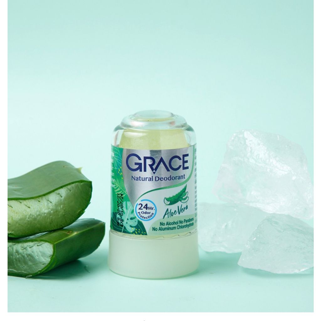 Grace Natural Crystal Deodorant (70g) -  Aloe Vera