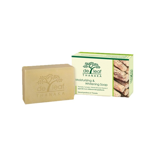 De Leaf Thanaka Moisturizing and Whitening Soap (100g)