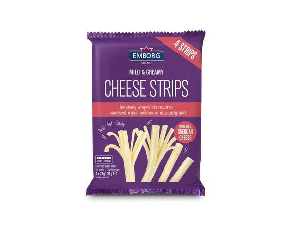 Emborg Cheese Strips 84g