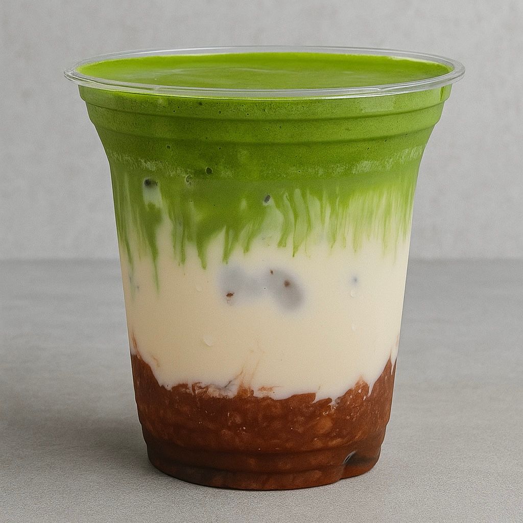 Oatside Iced Strawberry Matcha Latte