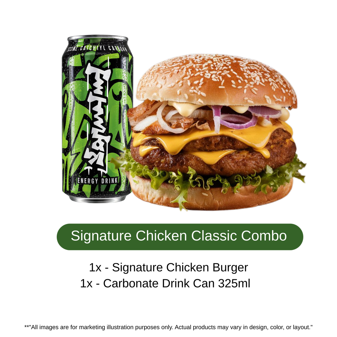 Signature Premium Chicken Burger Flava 