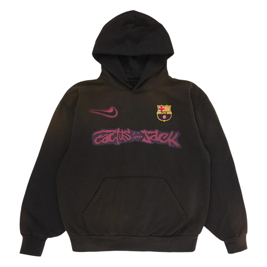 Barcelona Cactus Jack Black Hoodie