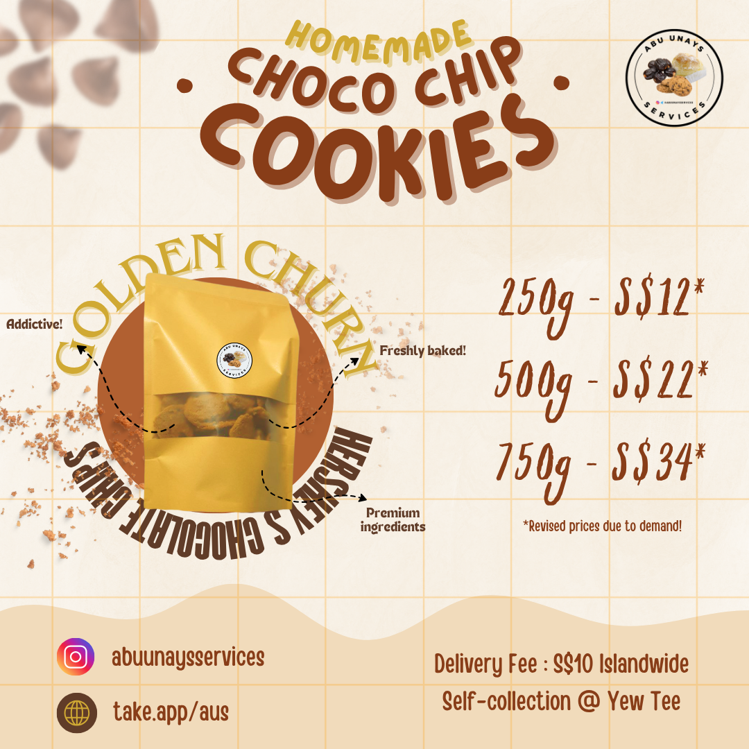 Home-made Chocolate Chip Cookies !
