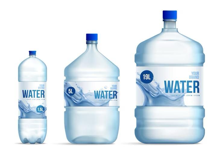 Triple Bidon 5L . 10L, 18L Famille, déplacement 