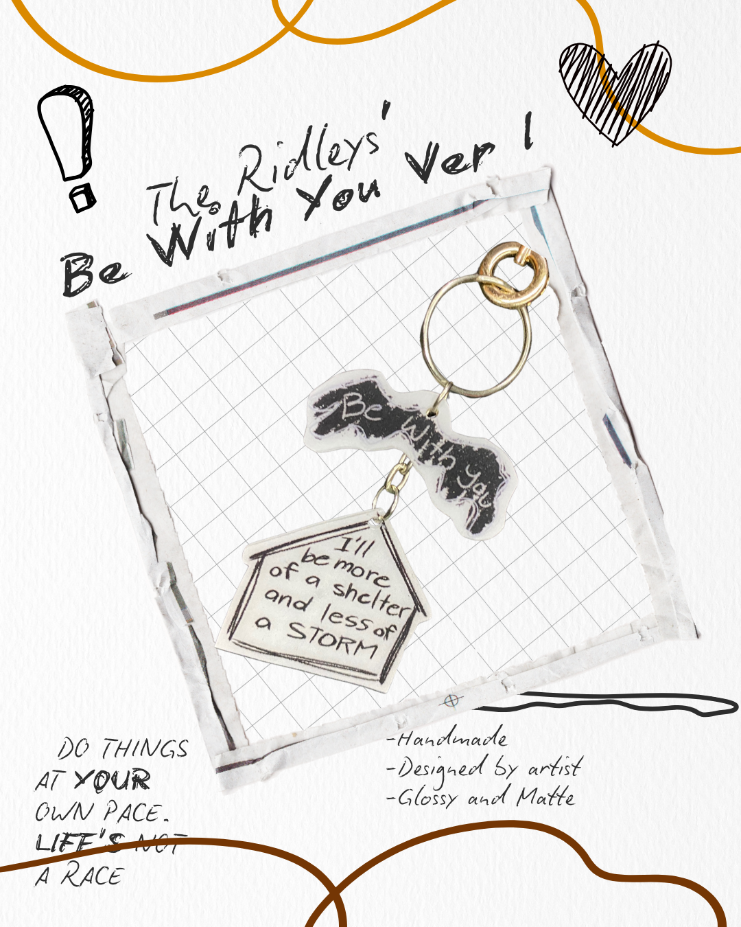 The Ridleys' 'Be With You' Ver 1 Keychain