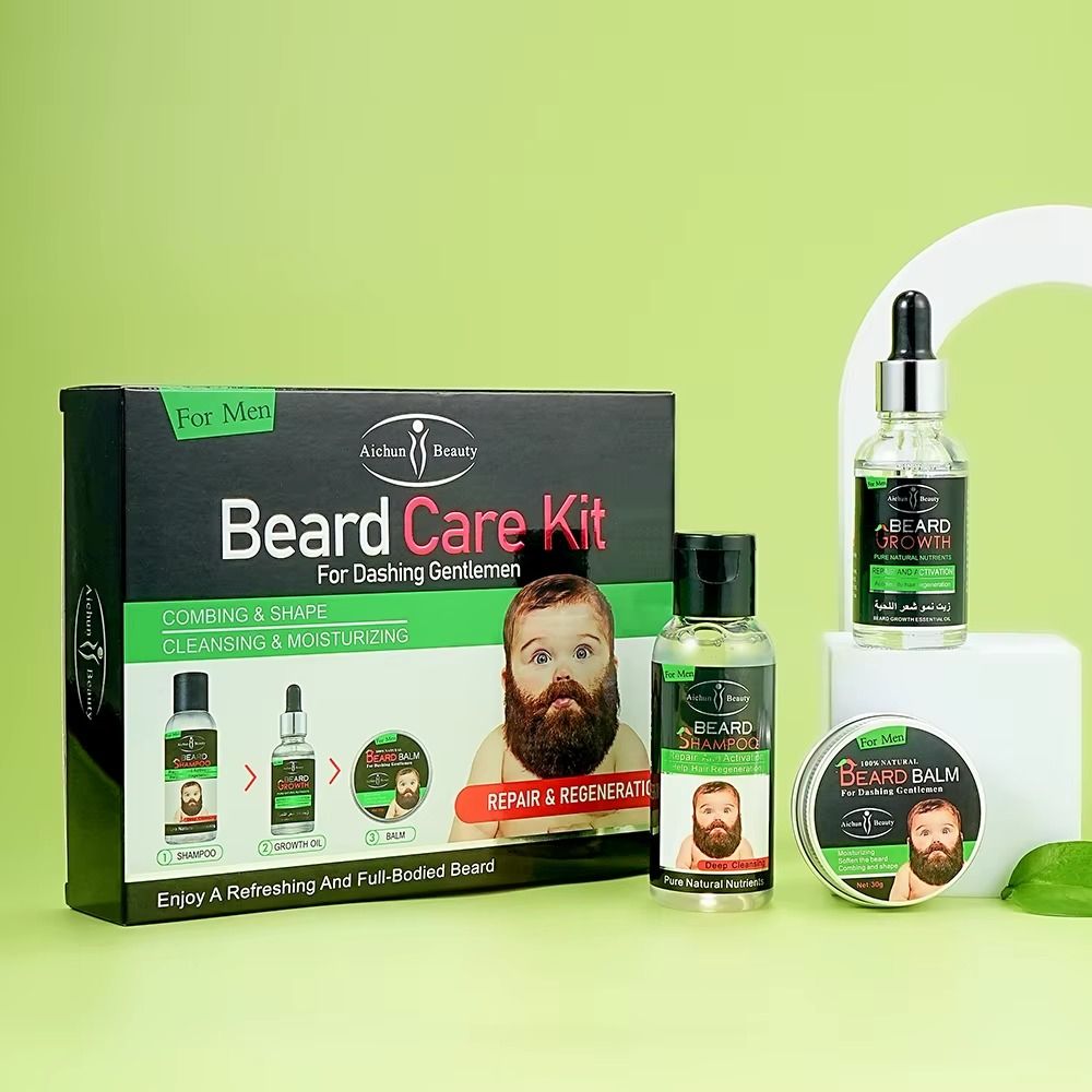 Kit Completo Para Cuidados da Barba