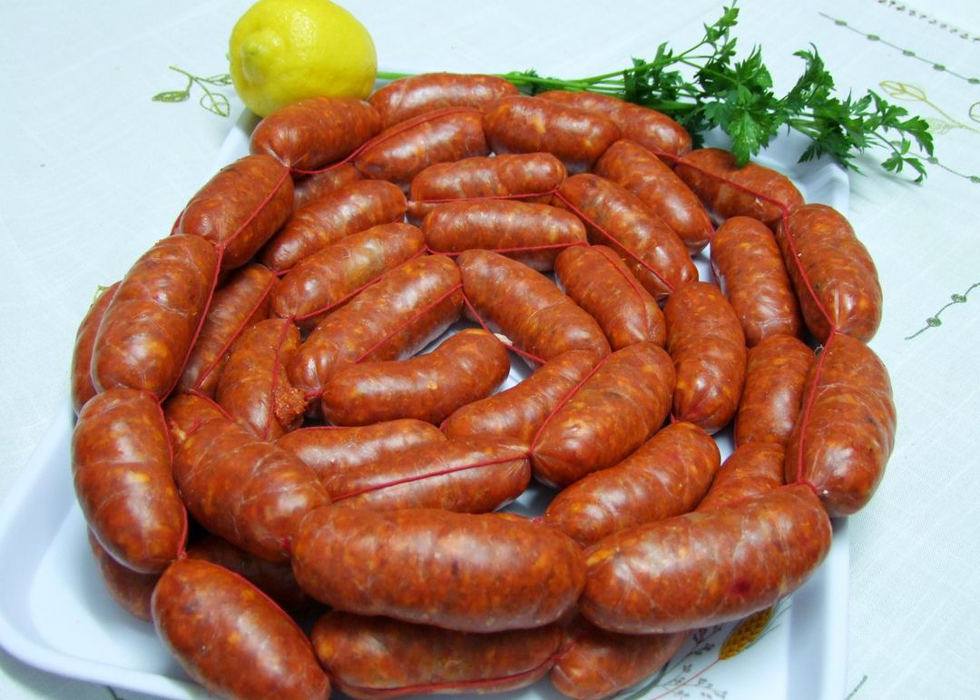 Chorizos de pollo