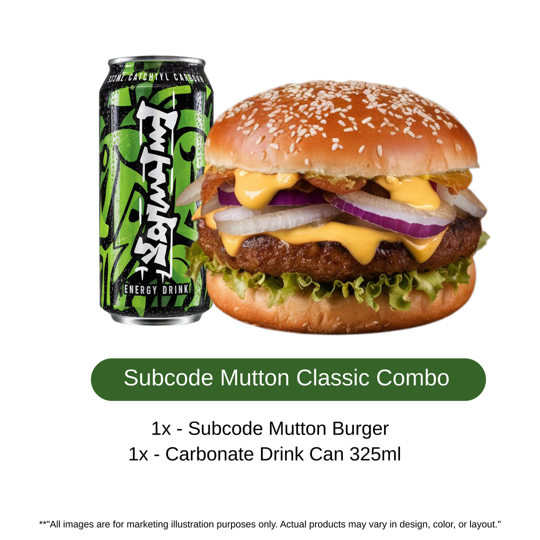 Subcode Premium Mutton Burger Flava
