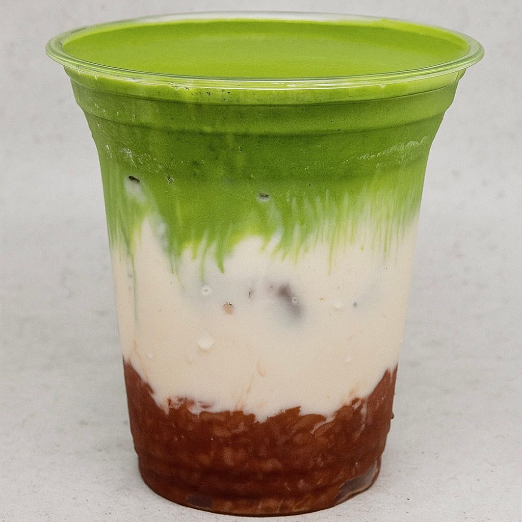 Iced Strawberry Matcha Latte