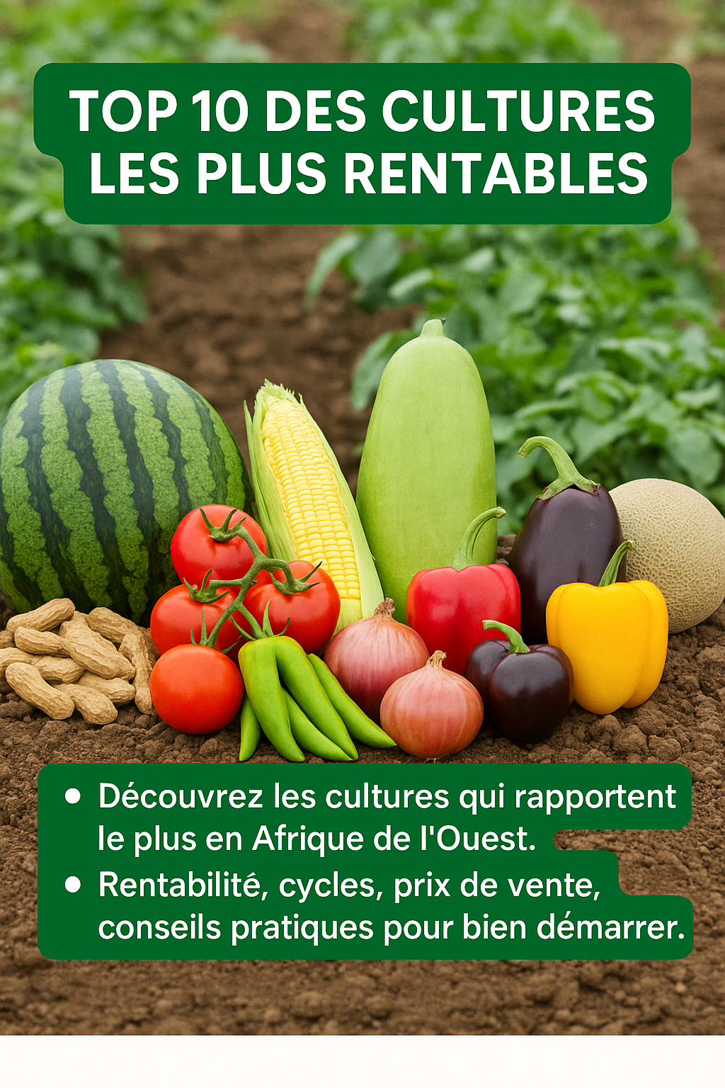 Module 1 – Top 10 des cultures les plus rentables