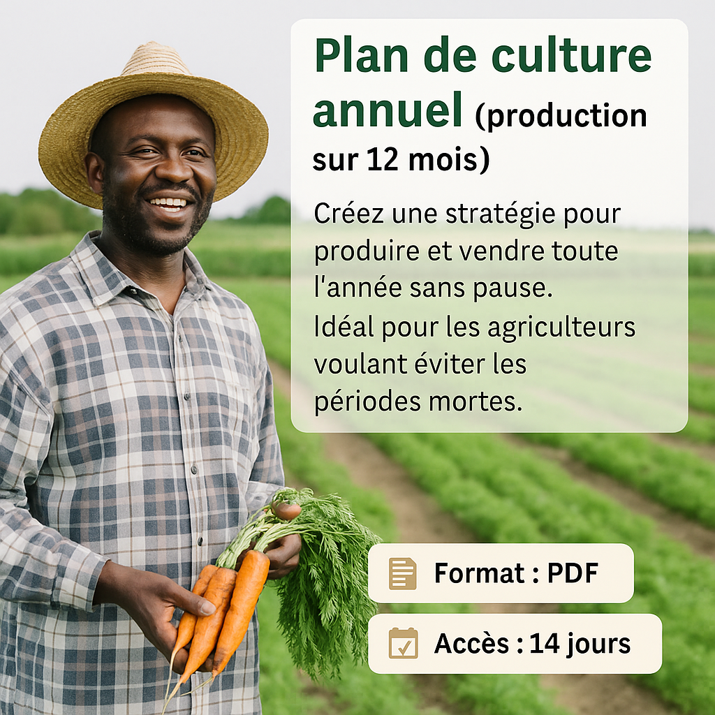 📅 Module 4 – Plan de culture annuel (12 mois de production