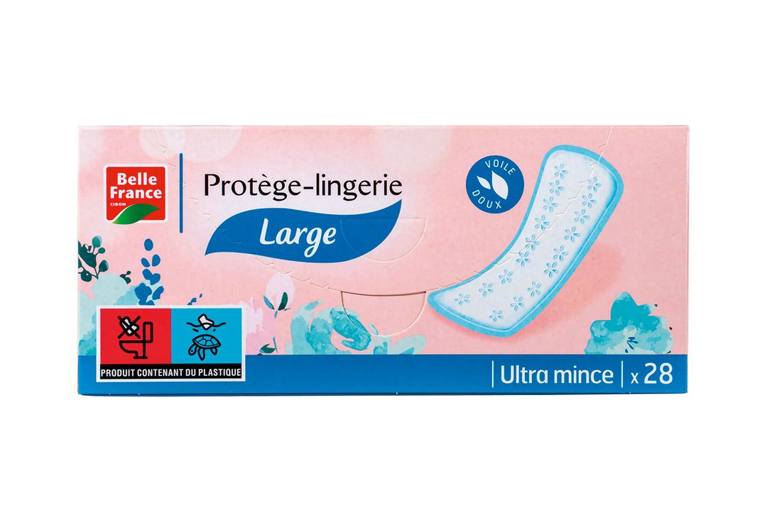 Protège-lingerie Larges Ultra Minces - 28 unités