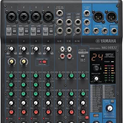 TABLE DE MIXAGE YAMAHA MG10XU (10 CANAUX)