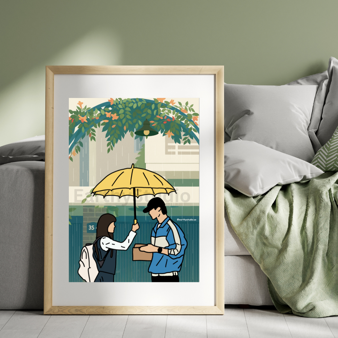 k-drama lovely runner digital print 