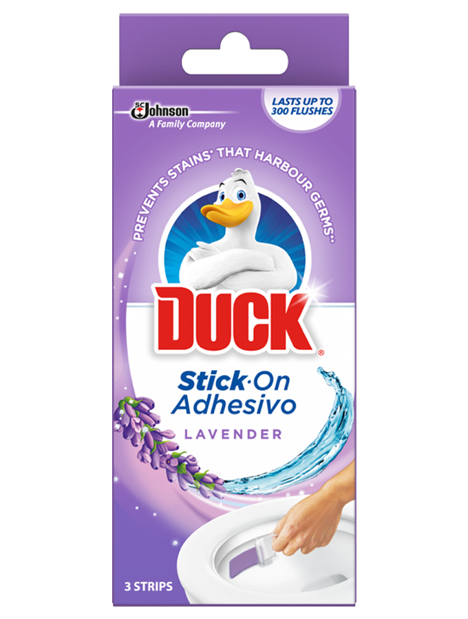 Duck Stick On Lavender 300 Flush
