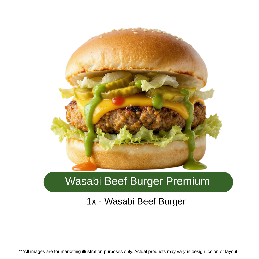 Wasabi Beef Burger Flava