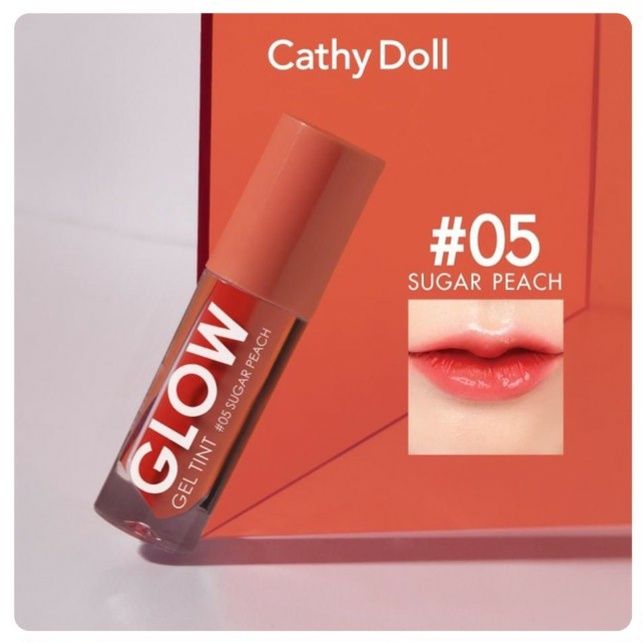 Cathy Doll Glow Gel Lip Tint 4.2g - Shade 05 Sugar Peach