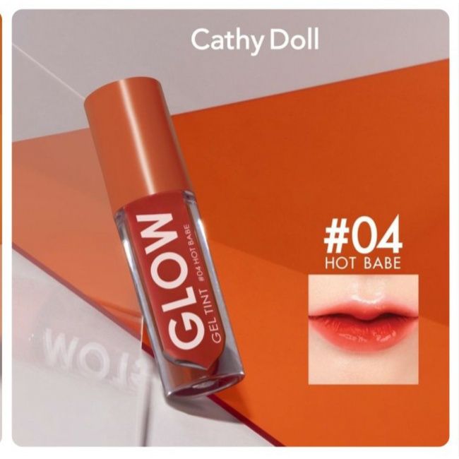 Cathy Doll Glow Gel Lip Tint 4.2g - Shade 04 Hot Babe