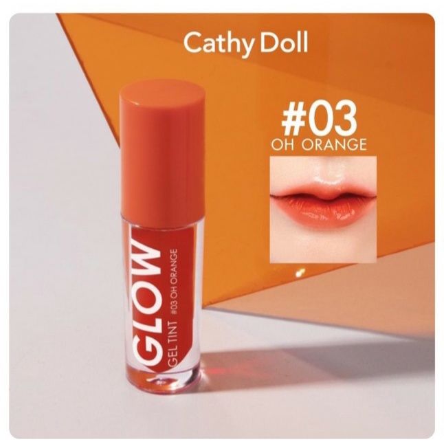 Cathy Doll Glow Gel Lip Tint 4.2g - Shade 03 Orange