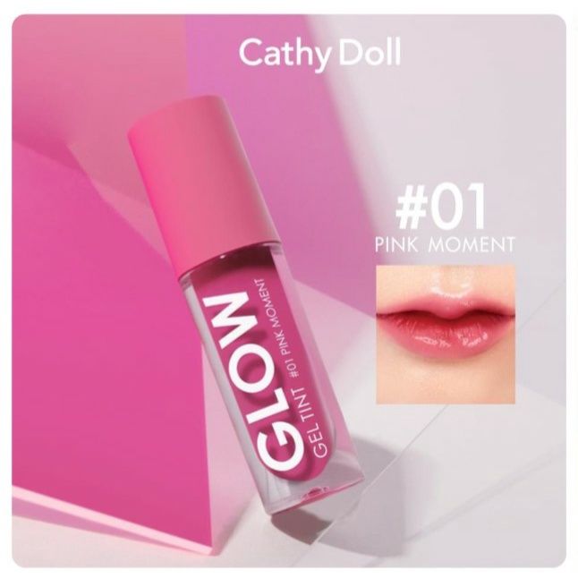 Cathy Doll Glow Gel Lip Tint 4.2g - Shade 01 Pink Moment