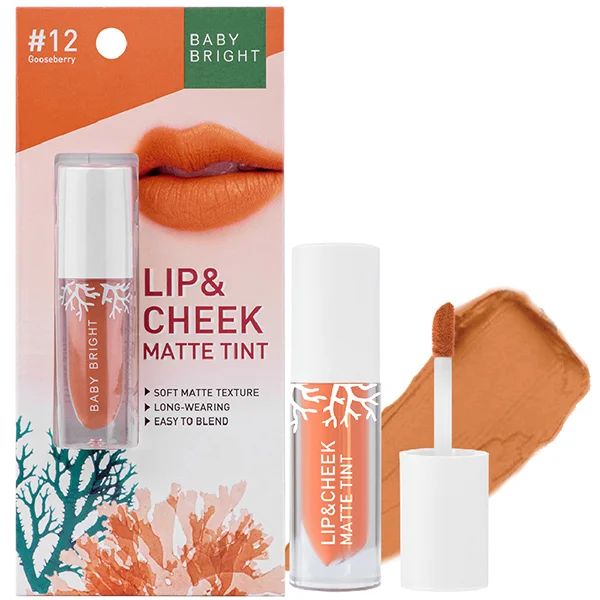 Baby Bright Lip & Cheek Matte Lipstick (2.4g)- #12 Gooseberry