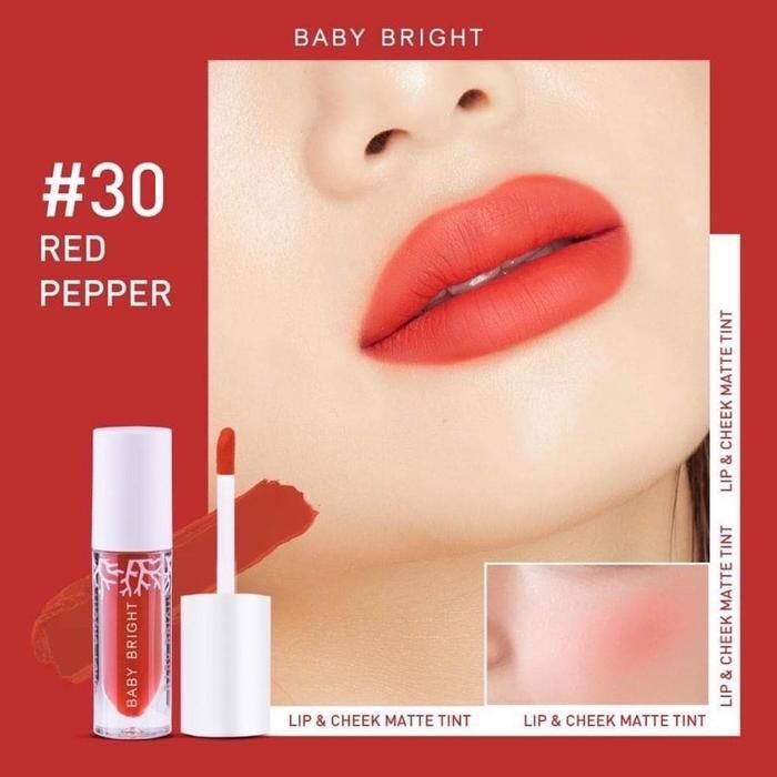 Baby Bright Lip & Cheek Matte Lipstick (2.4g) - #30 Red Pepper