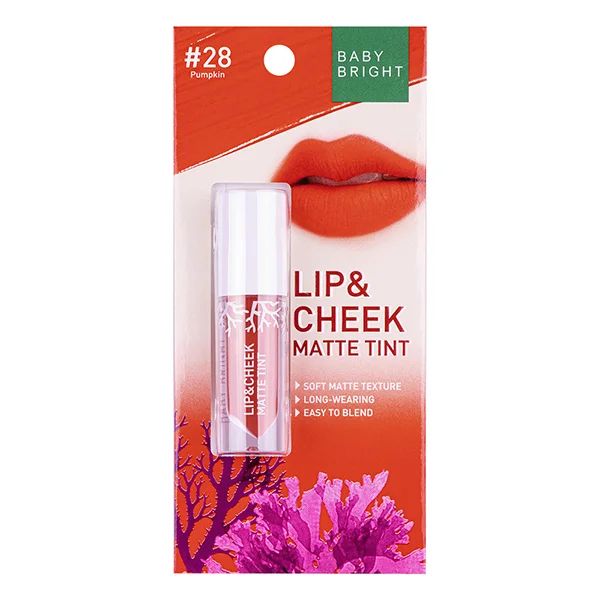 Baby Bright Lip & Cheek Matte Lipstick (2.4g) - #28 Pumpkin