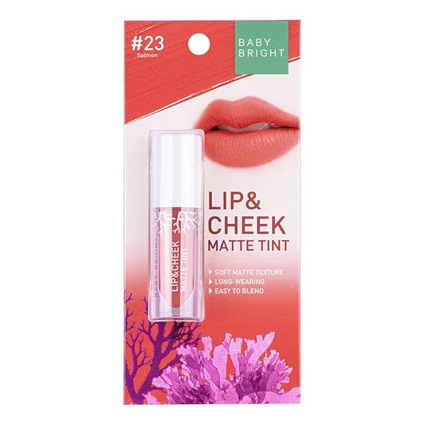 Baby Bright Lip & Cheek Matte Lipstick (2.4g) - #23 Salmon