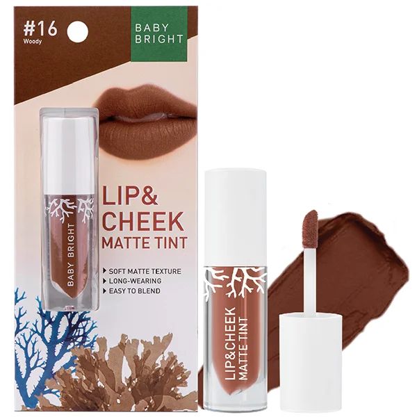 Baby Bright Lip & Cheek Matte Lipstick (2.4g) - #16 Woody