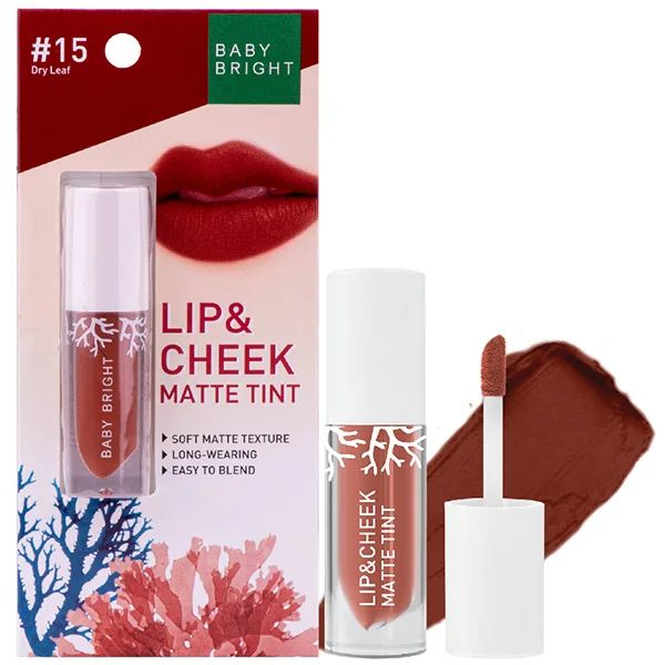 Baby Bright Lip & Cheek Matte Lipstick (2.4g) - #15 Dry Leaf