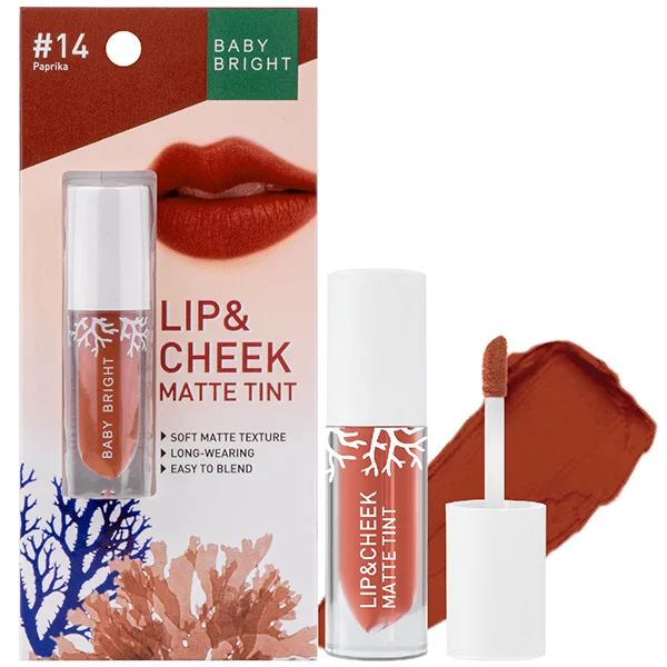 Baby Bright Lip & Cheek Matte Lipstick (2.4g) - #14 Paprika