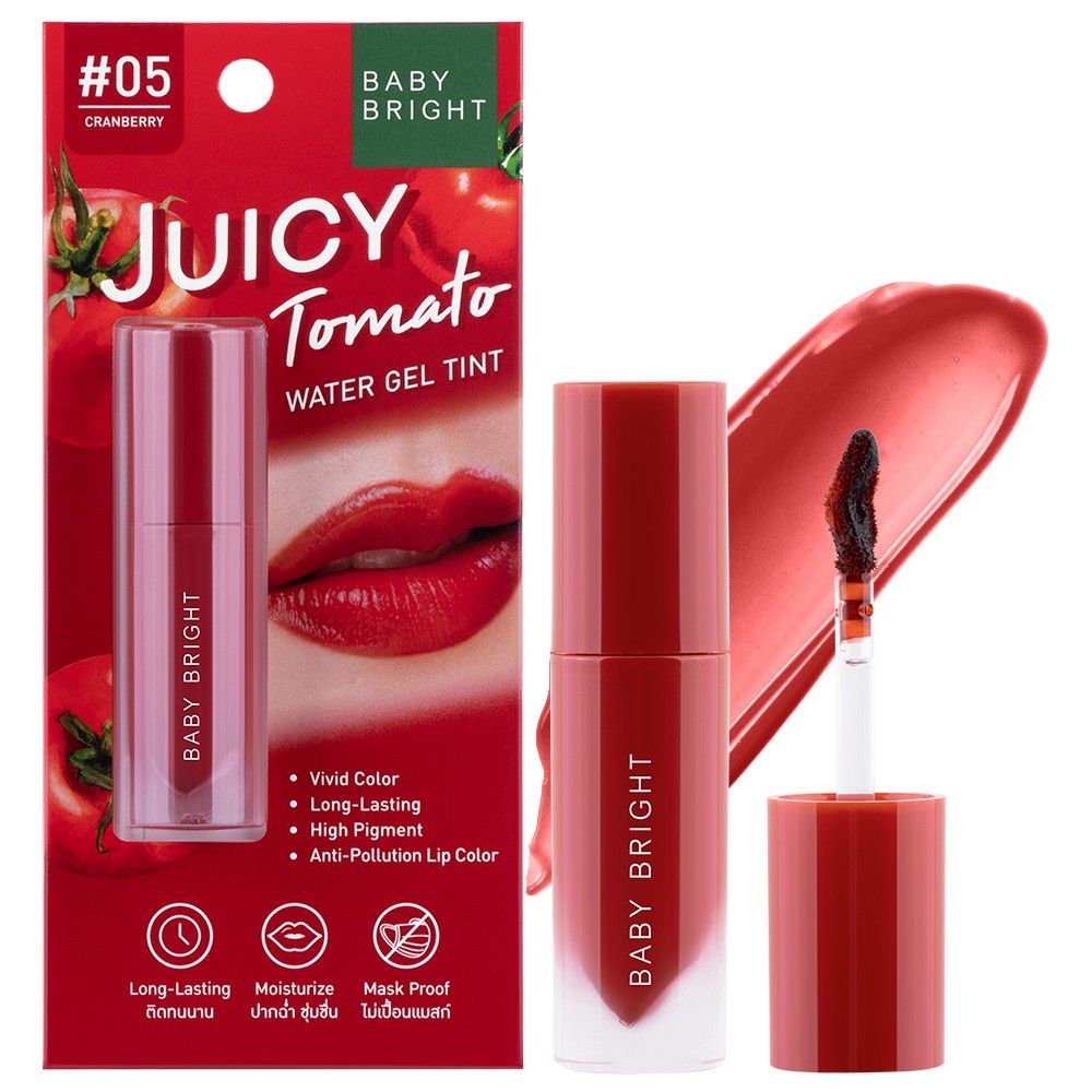 Baby Bright Juicy Tomato Water Gel Tint Shade (2.5g) - #05 Cranberry