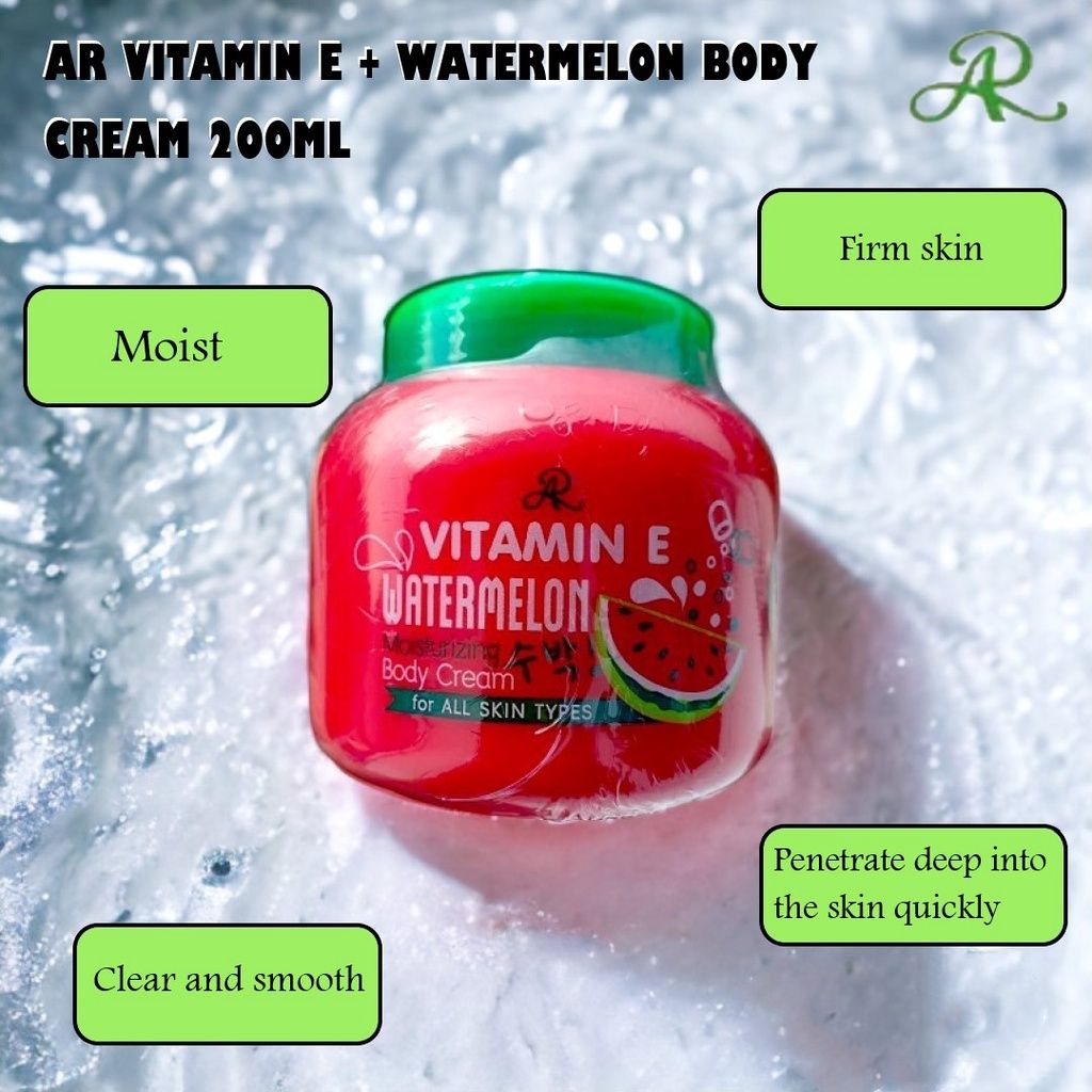 AR Aron Vitamin E Cream 200 g - Watermelon