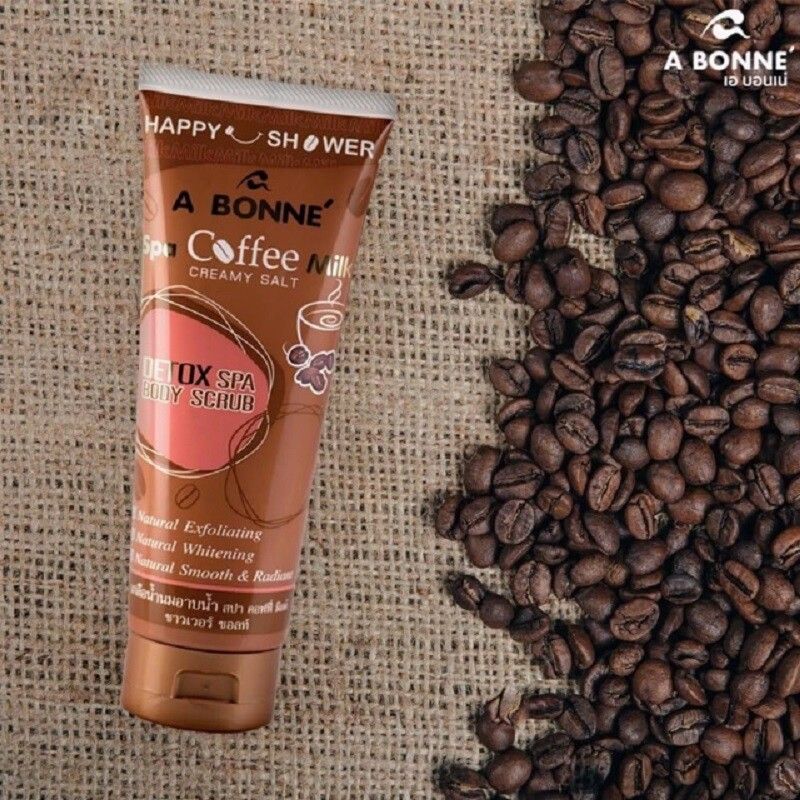 A Bonne Spa Milk Salt Shower Formula (350g) - Coffee