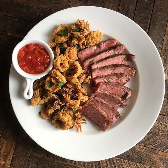 Steak & Calamari 