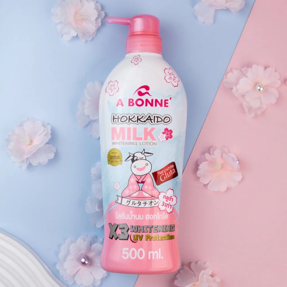 A Bonne Milk Lotion (500ml) - Hokkaido Milk