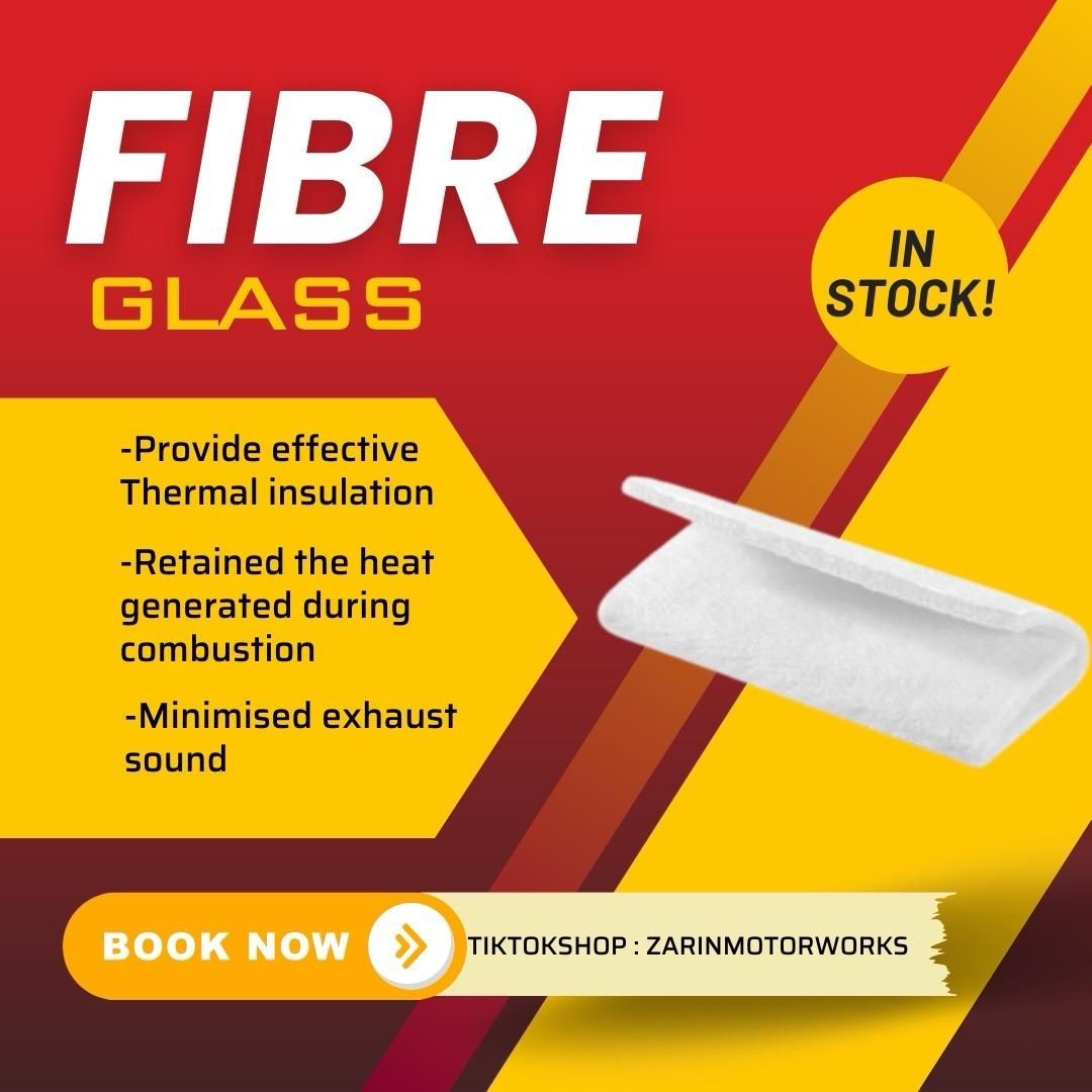 FIBRE GLASS FOR EXHAUST MUFFLER