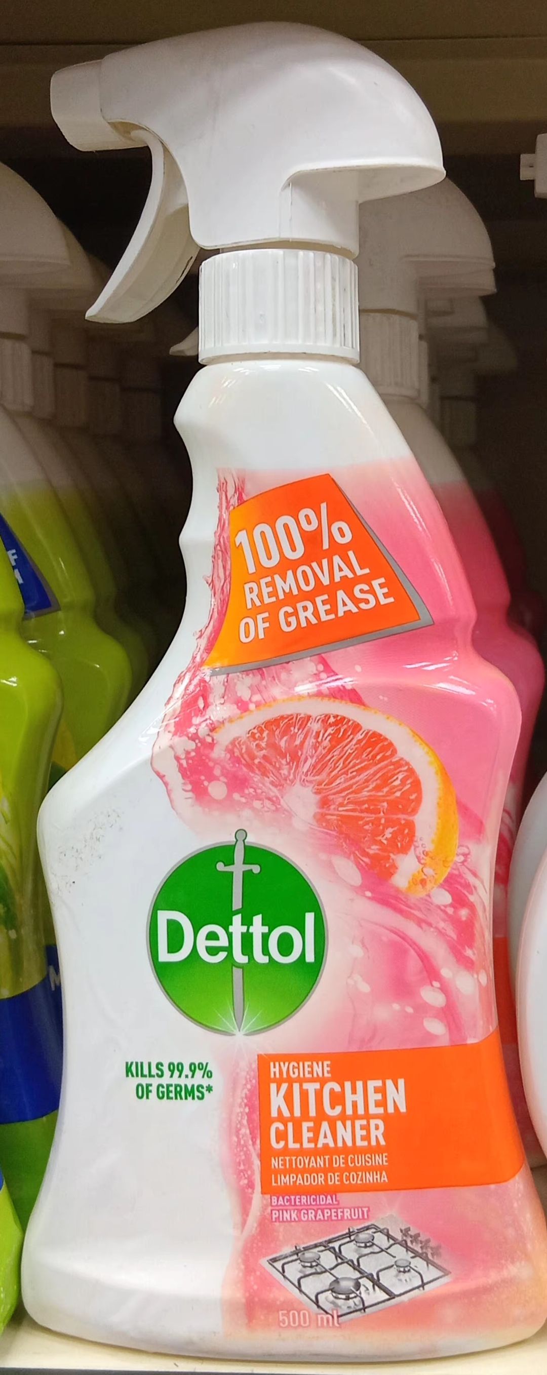 Dettol Kitch. Spr. Clean. Pink Grap. 500ml