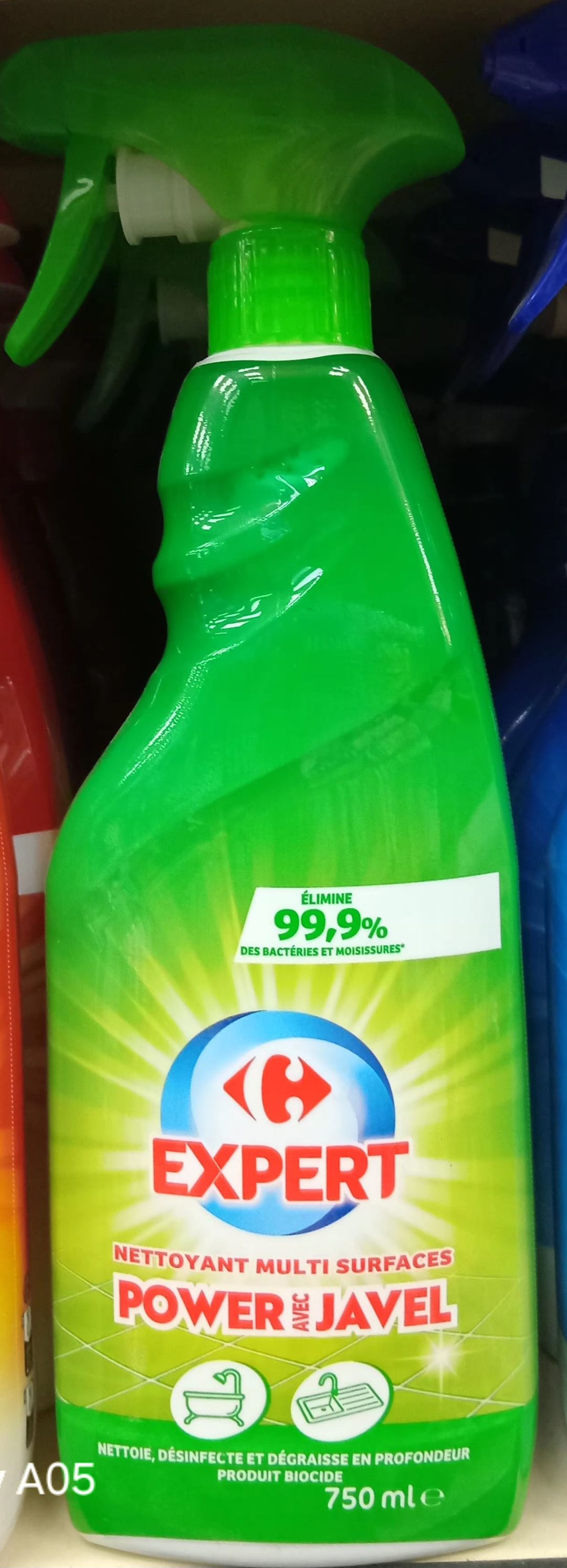 Crf Exp. Men. Spr. M/U Javel 750ml