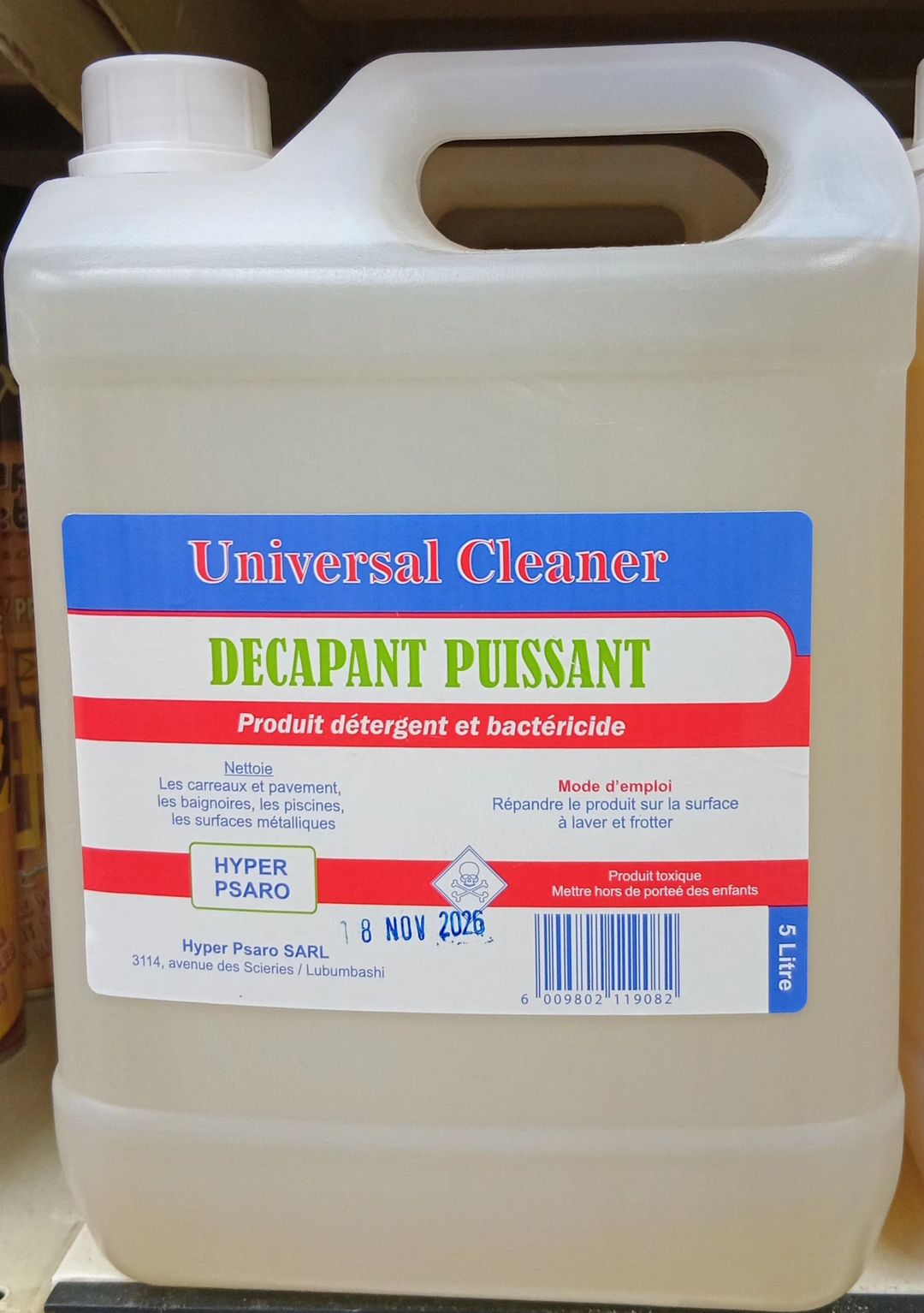Decapant Antibacteriel Bdn 5lt