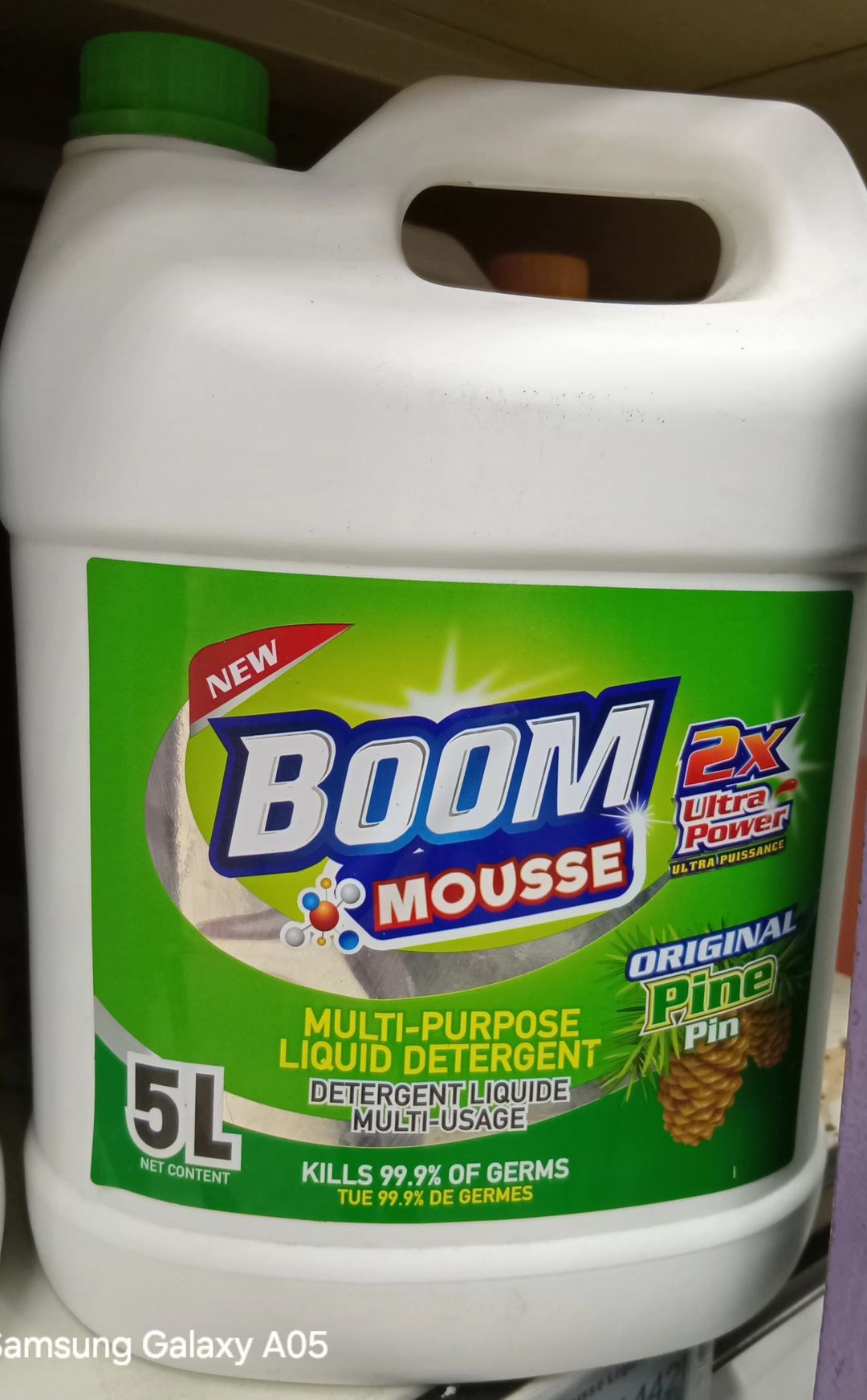 Boom Mousse Liquid Detergent 5lt