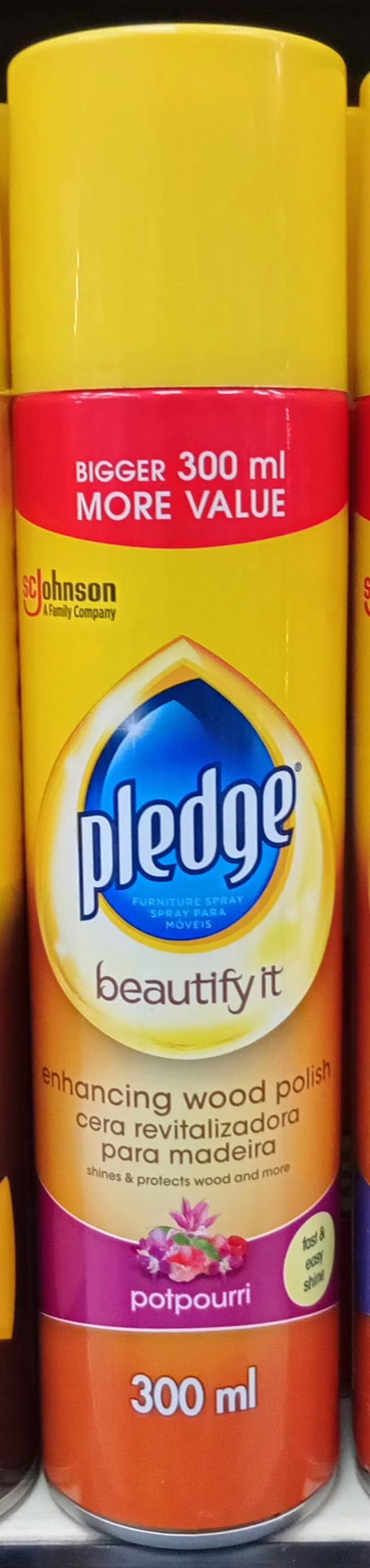 Pledge Beauty It Wood Polish Potpourri 300ml
