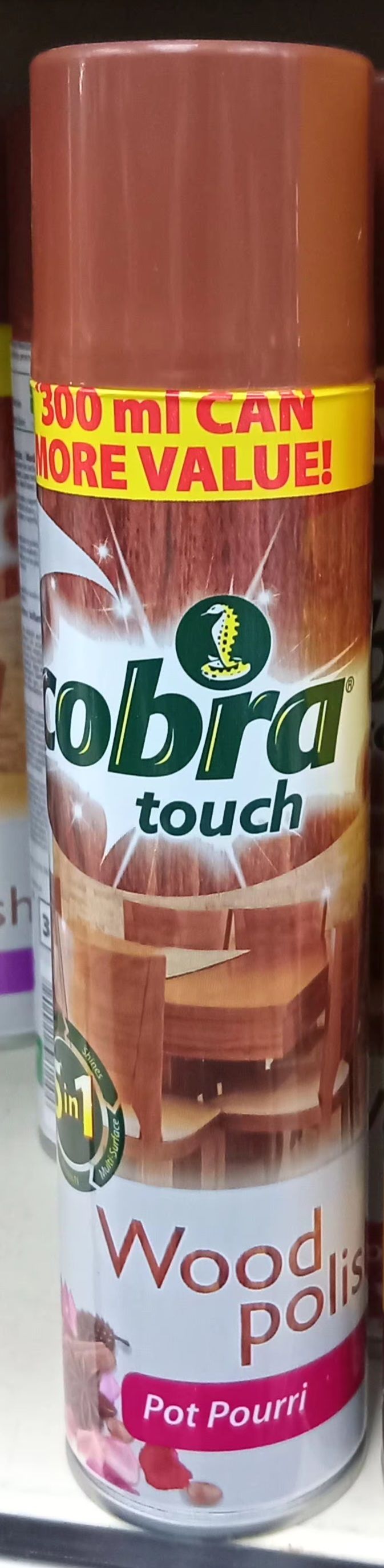 Cobra Touch Wood Polish Pot Pourri 300ml