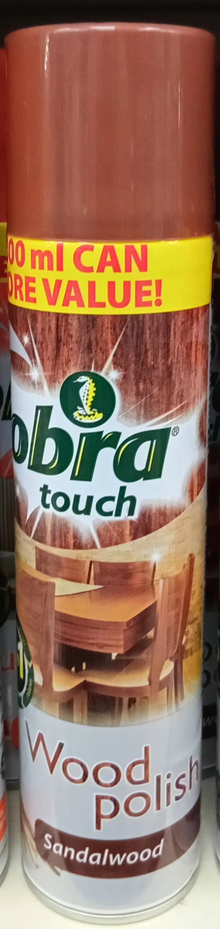 Cobra Touch Furniture Wood Polish Sandalwood 300ml