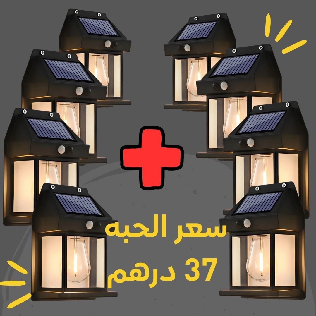 المصباح الجداري الذكي بالطاقة الشمسية - عدد ٨