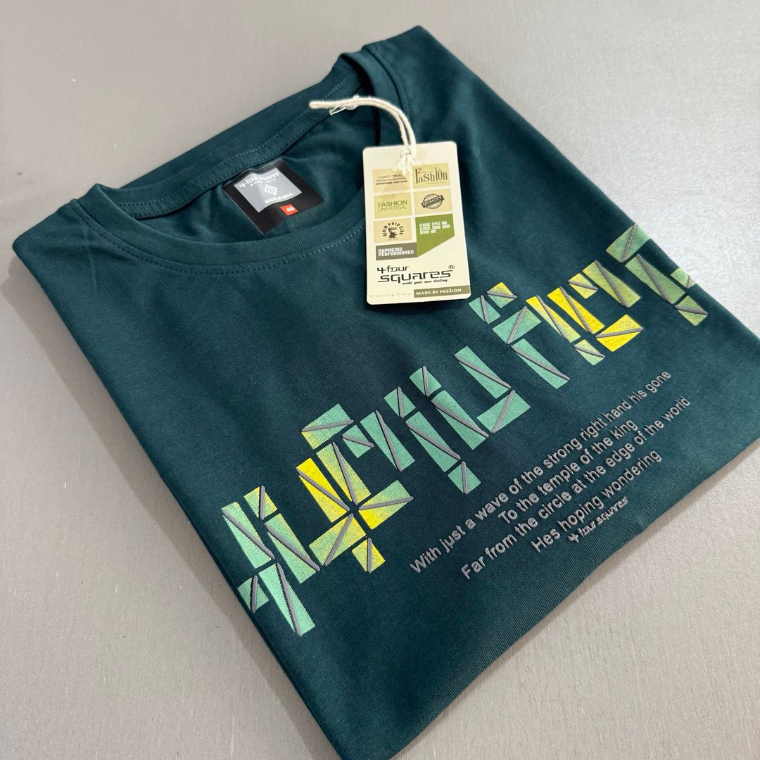 FOUR SQUARES T-SHIRTS - DEEP GREEN
