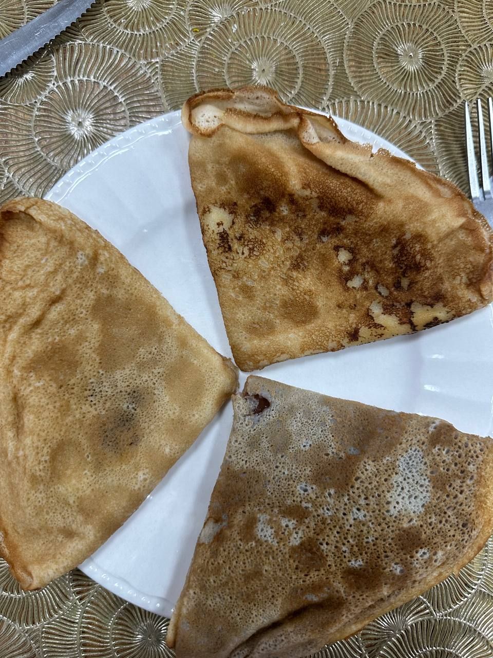 Crêpes ( chocolat, vanille, nature)